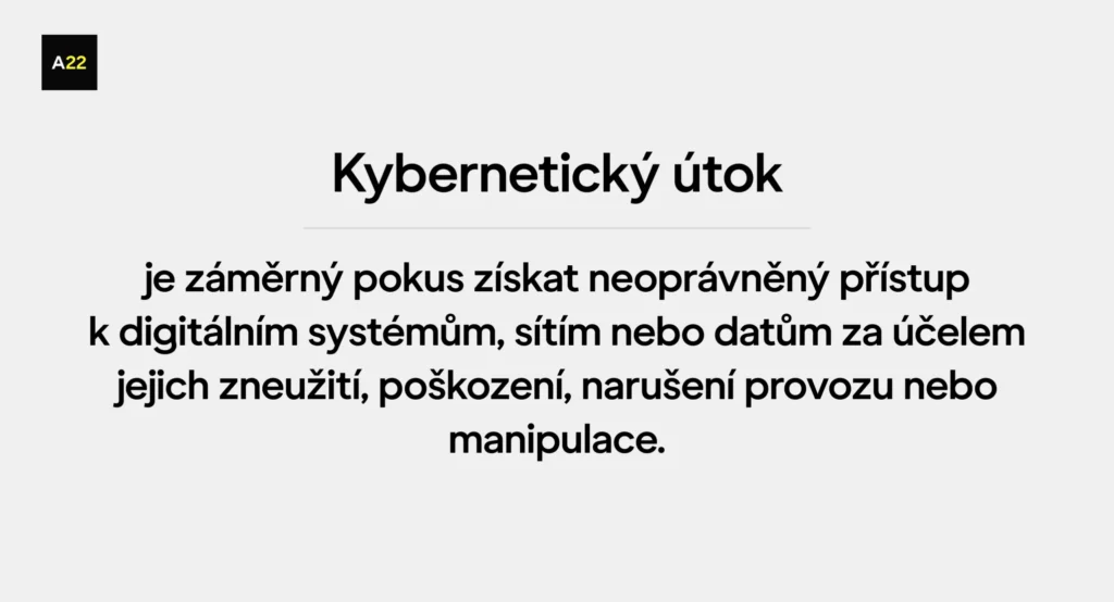 Definice kybernetického útoku